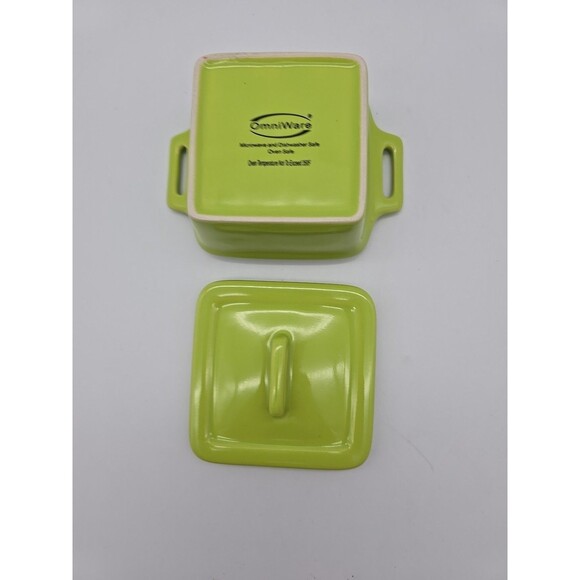 Omniware Square Mini Baker Cocotte Chartreuse GreenColor - Picture 7 of 10